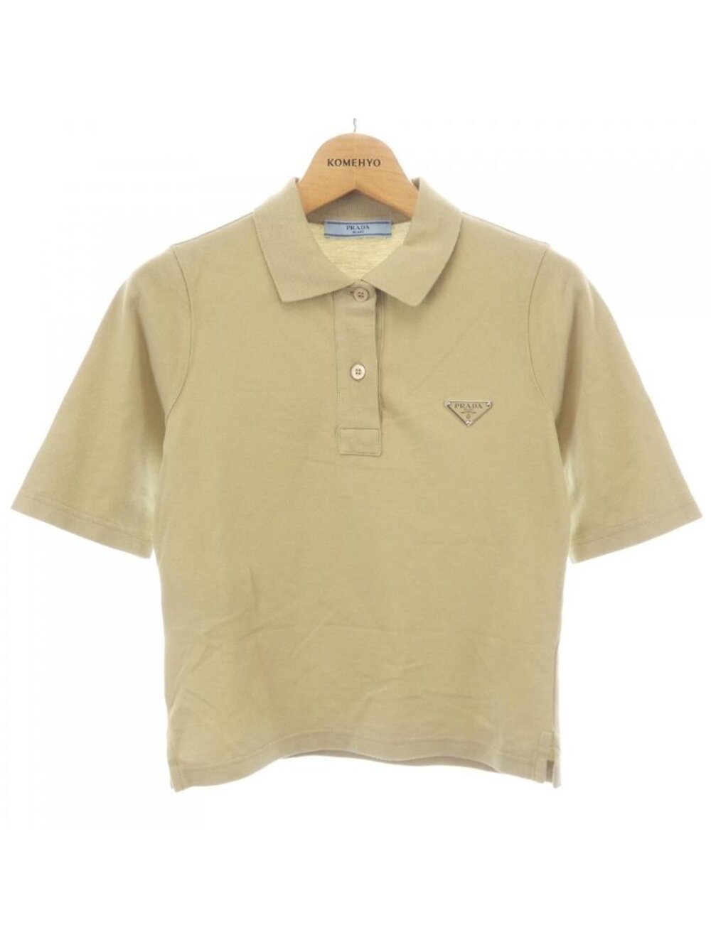 Prada Triangle Logo Polo
